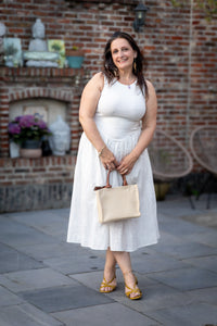 Bianca jurk wit katoen