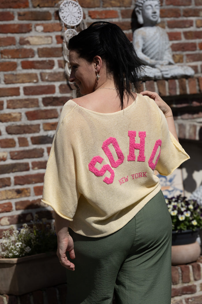 Trui Soho Pop geel
