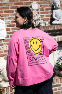 Sorriso sweater fuchsia