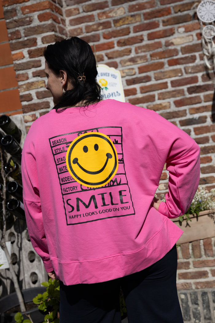 Sorriso sweater fuchsia