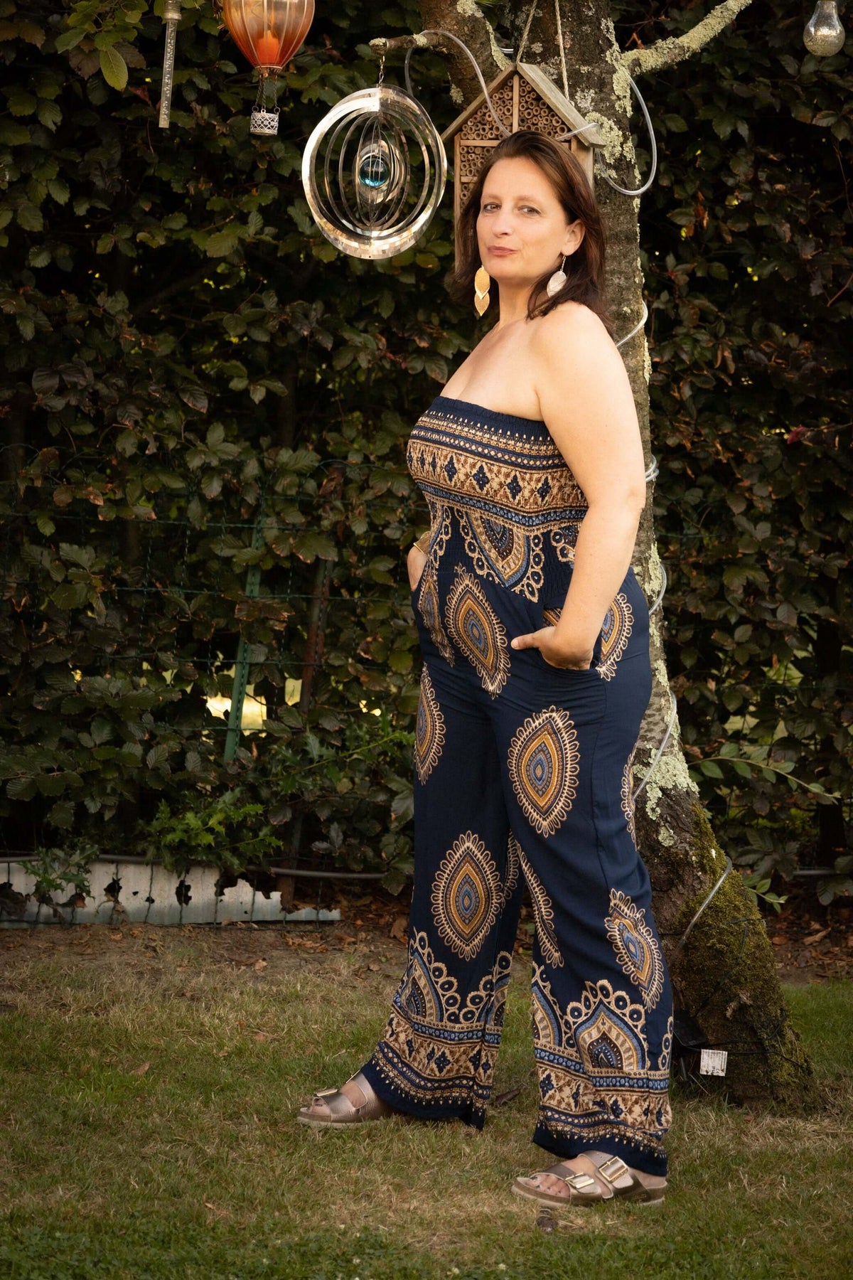 Jumpsuit navy Terra di Siena