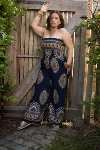 Jumpsuit navy Terra di Siena