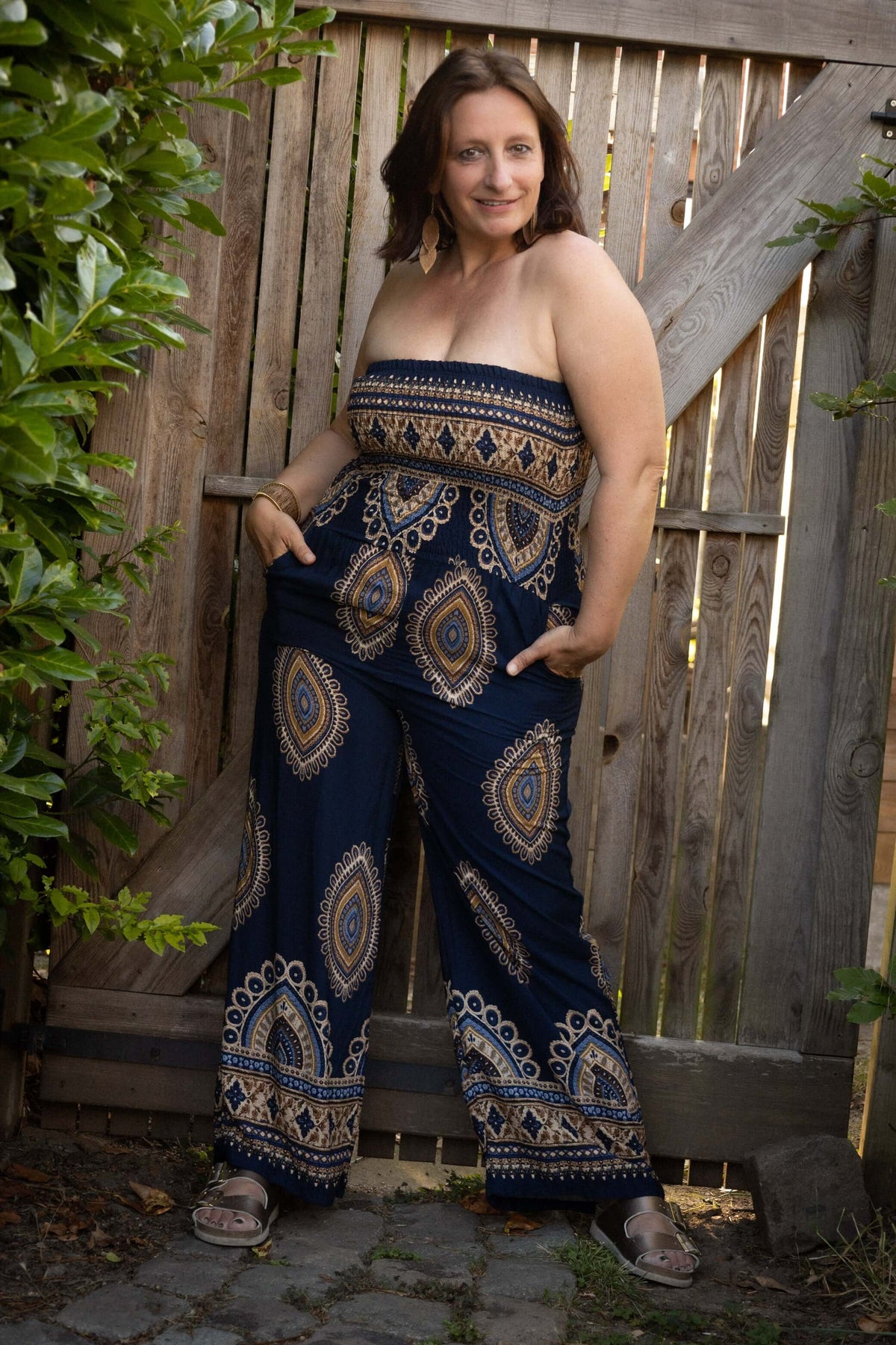 Jumpsuit navy Terra di Siena