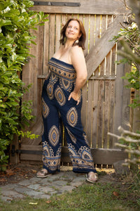 Jumpsuit navy Terra di Siena