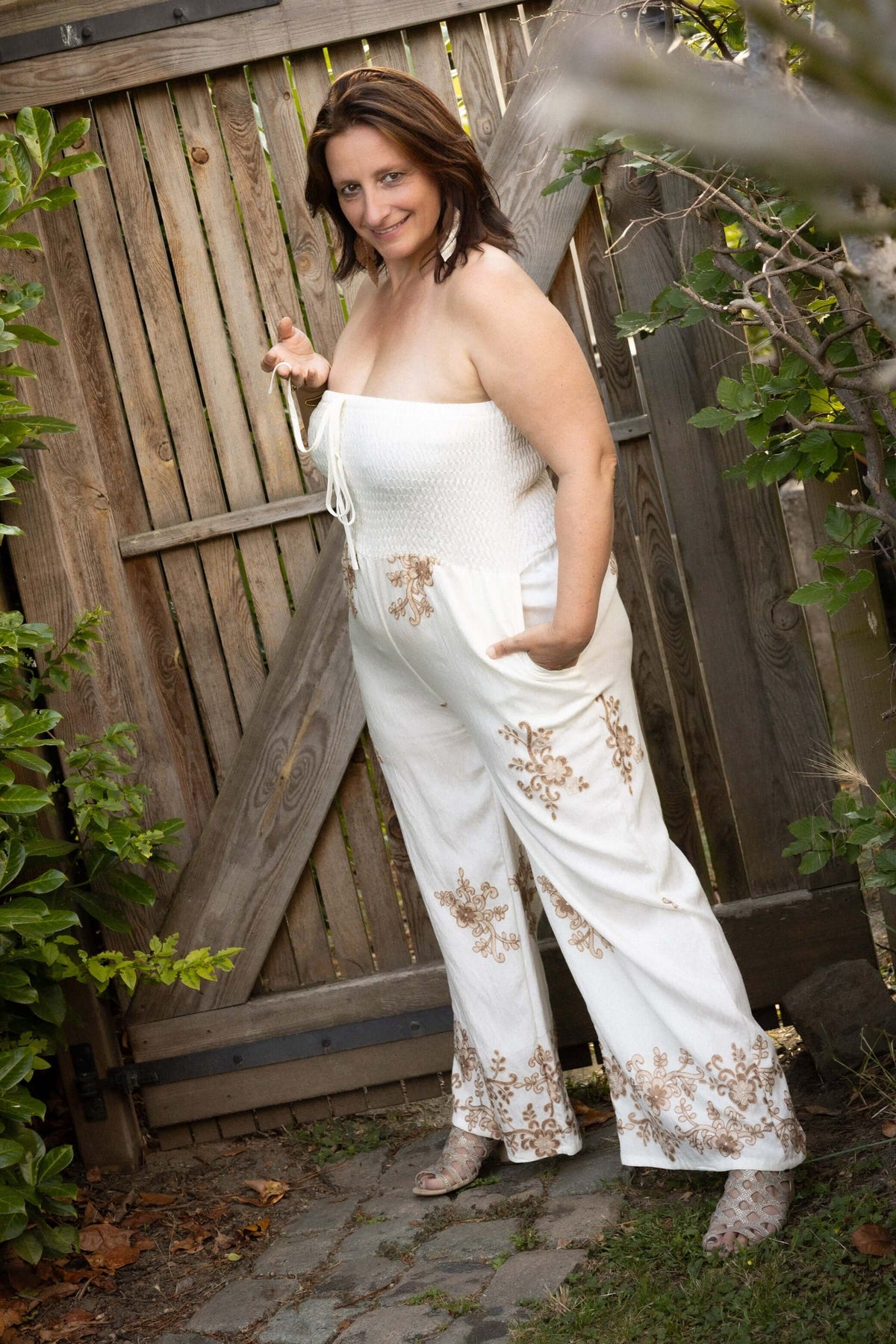 Jumpsuit boho Terra di Siena