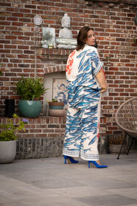 Zomerse set met sardineprint
