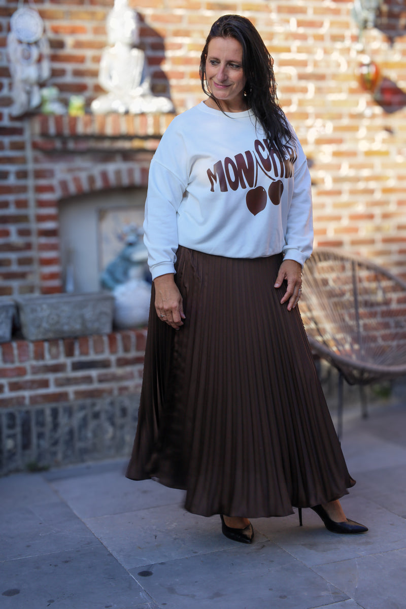 Plissérok - Fenna - chocolate