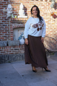 Plissérok - Fenna - chocolate