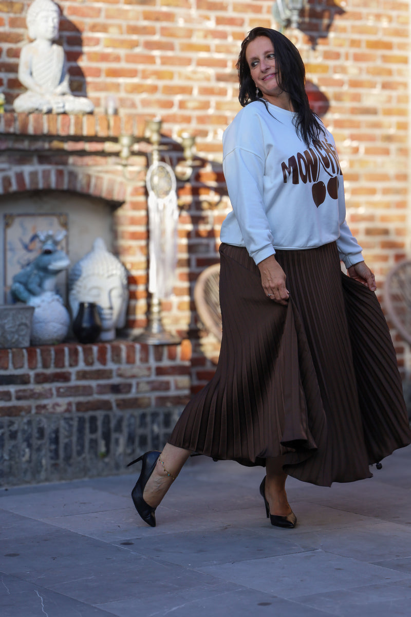 Plissérok - Fenna - chocolate