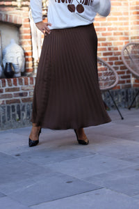 Plissérok - Fenna - chocolate