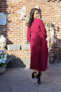 Jurk - Rosalie - bordeaux