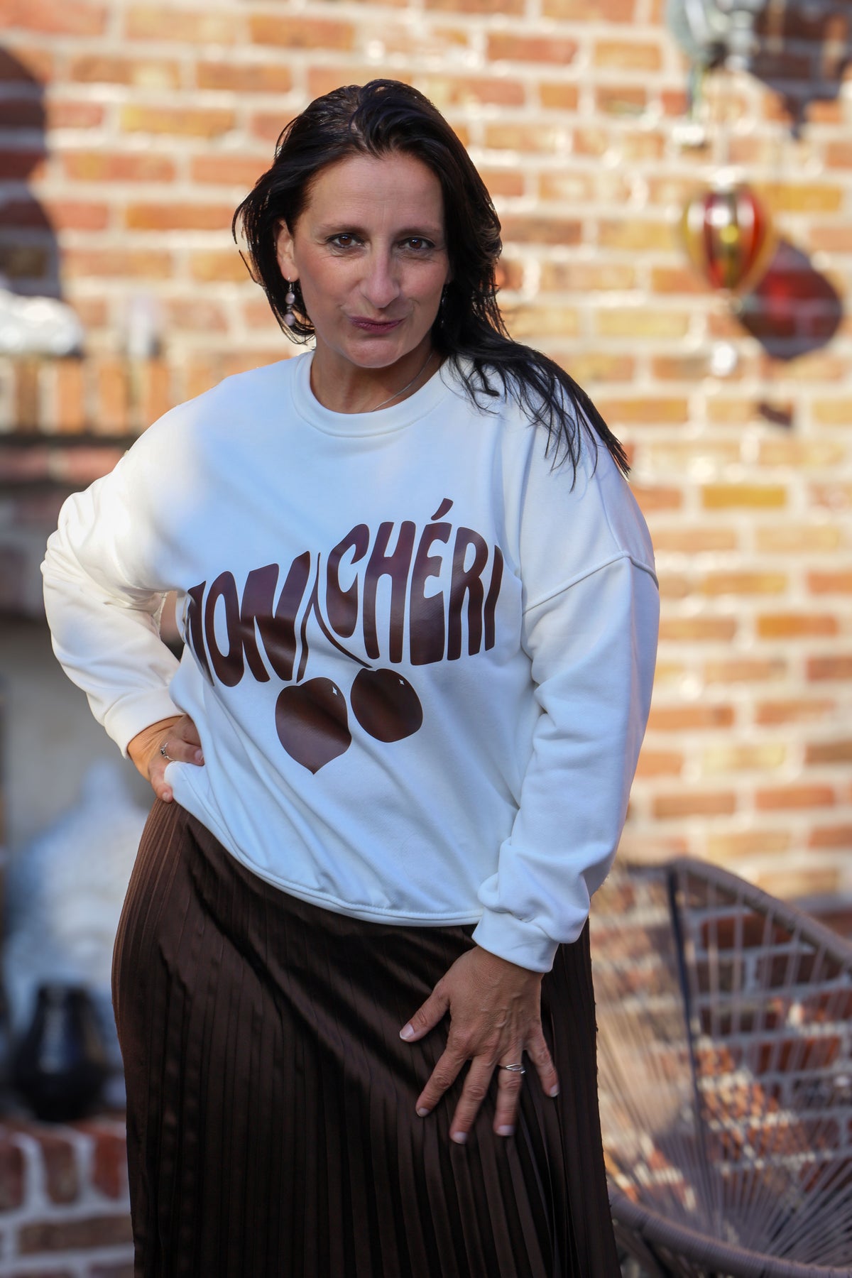 Sweater Mon Chéri - beige