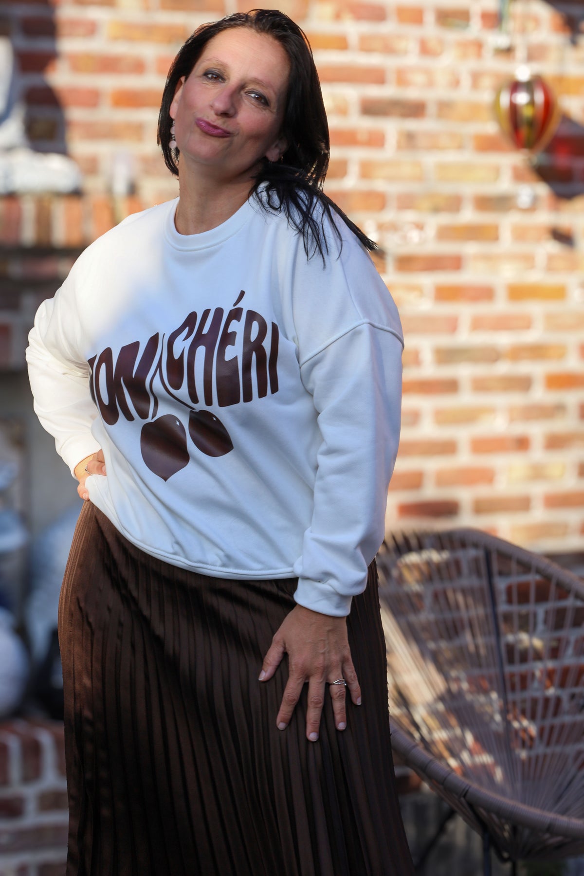 Sweater Mon Chéri - beige