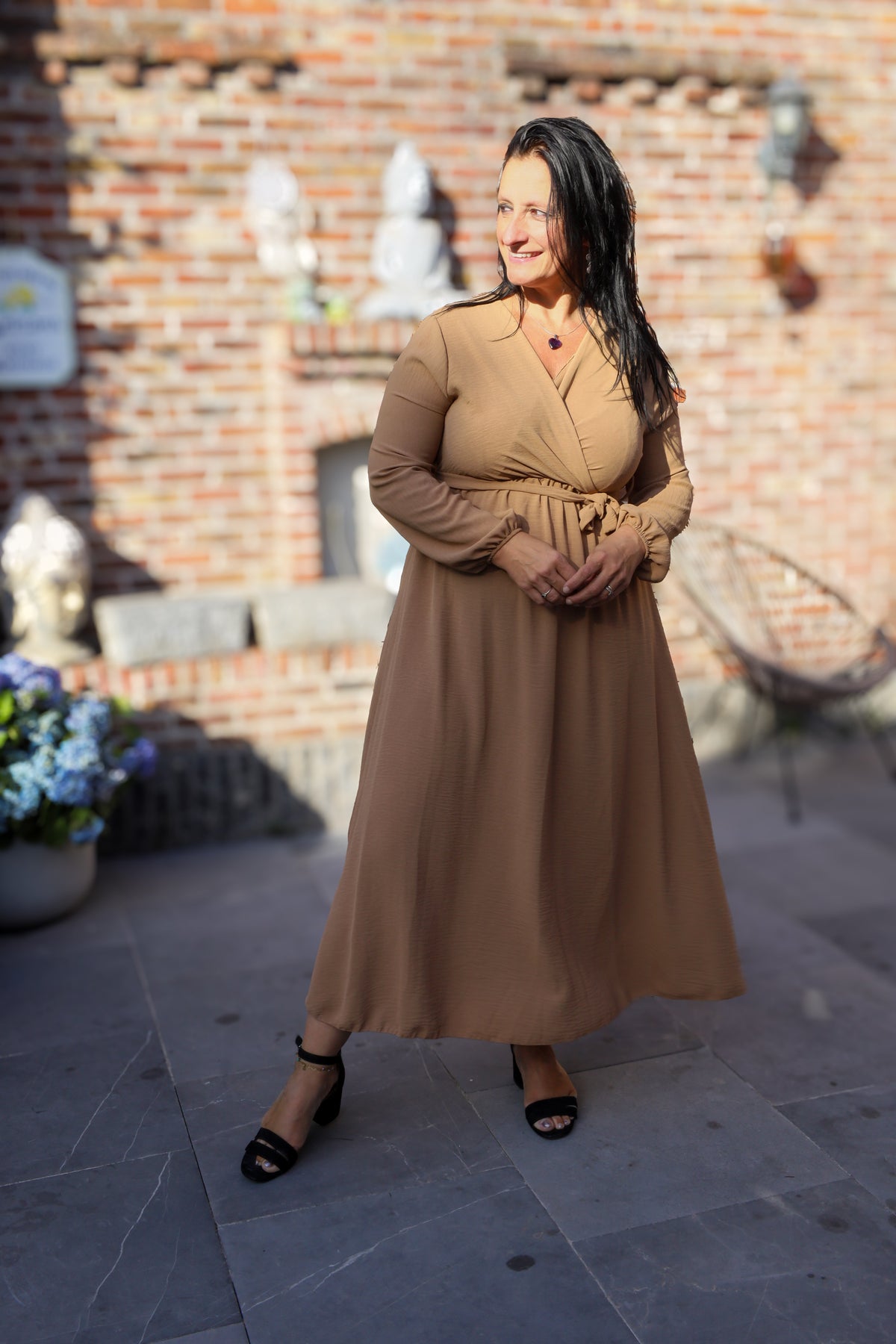 Jurk - Rosalie - mokka