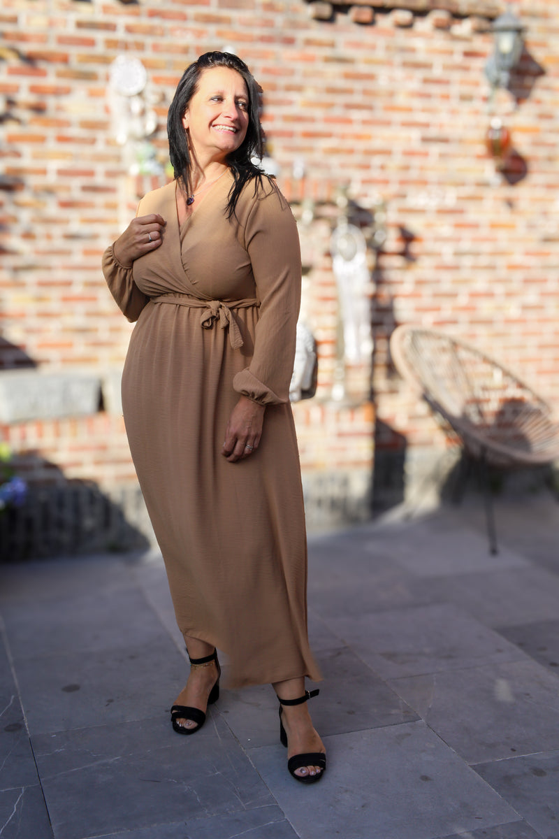 Jurk - Rosalie - mokka