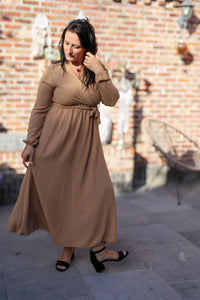 Jurk - Rosalie - mokka