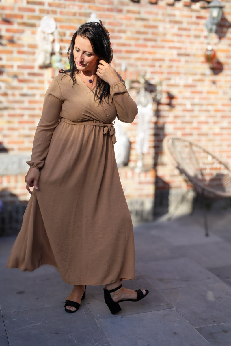 Jurk - Rosalie - mokka