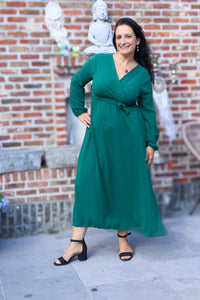 Jurk - Rosalie - dennegroen