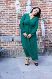 Jurk - Rosalie - dennegroen