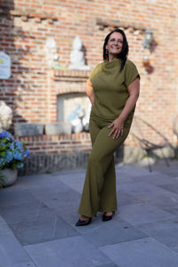 2delige set - Charlot - olijfgroen