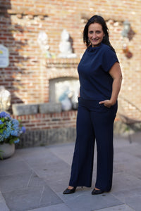 2delige set - Charlot - marineblauw