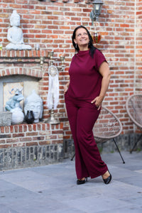 2delige set - Charlot - bordeaux