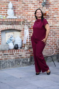 2delige set - Charlot - bordeaux