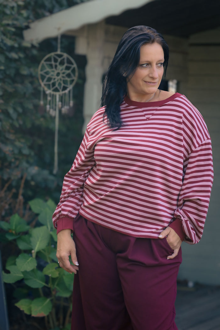 Zachte Dolci Giorni sweatshirt Lucia in casual stijl – damesmode Duffel bij She&Me.