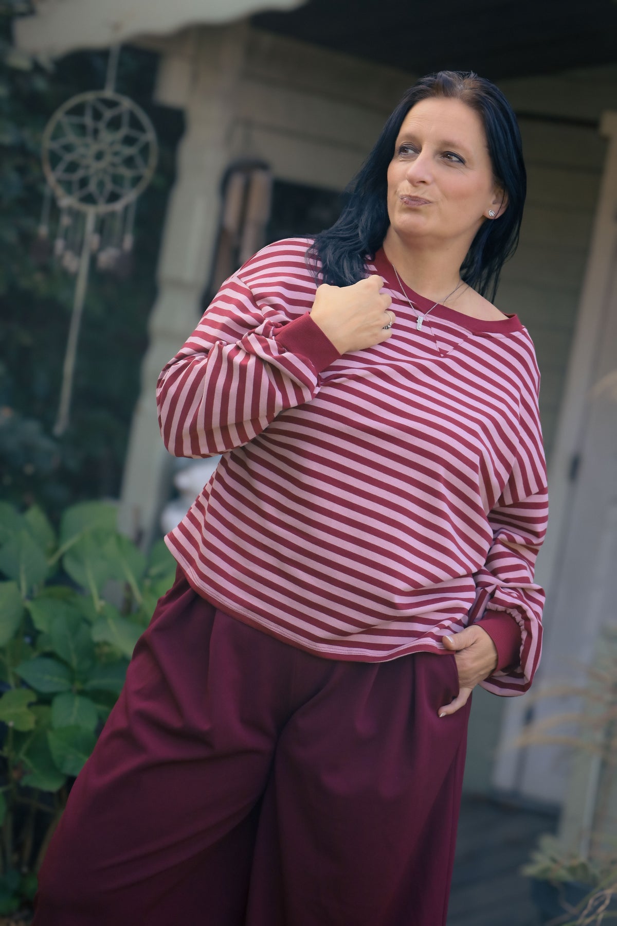 Zachte Dolci Giorni sweatshirt Lucia in casual stijl – damesmode Duffel bij She&Me.