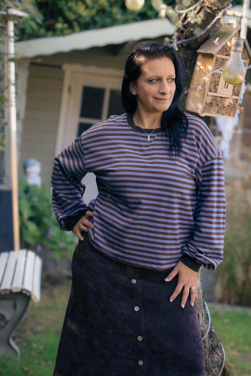 Zachte Dolci Giorni sweatshirt Lucia in casual stijl – damesmode Duffel bij She&Me.