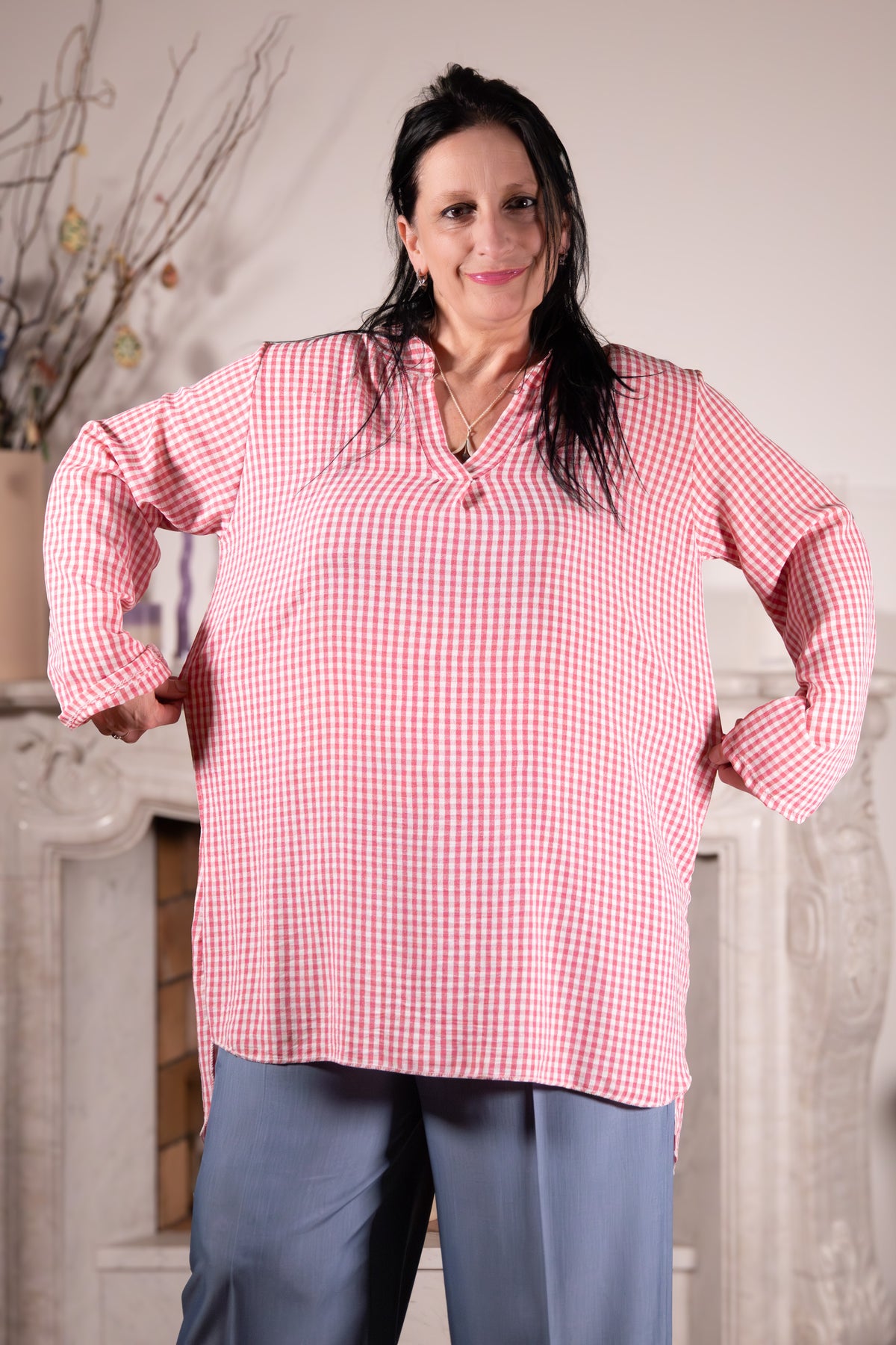 Blouse Rosa Felice - big size
