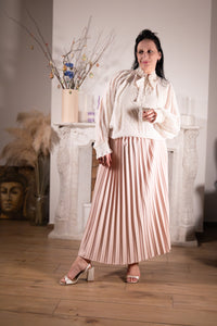 Sole Mio Plissé Rok oud roze