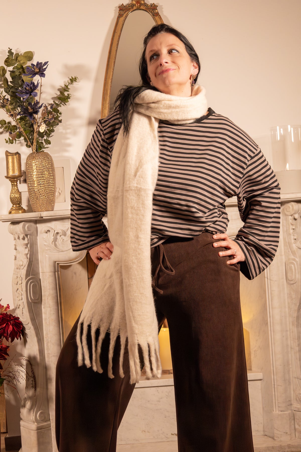 Chique Relaxte Broek Bruin