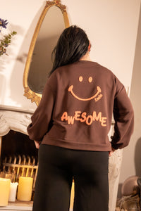 Sweater Awesome choc