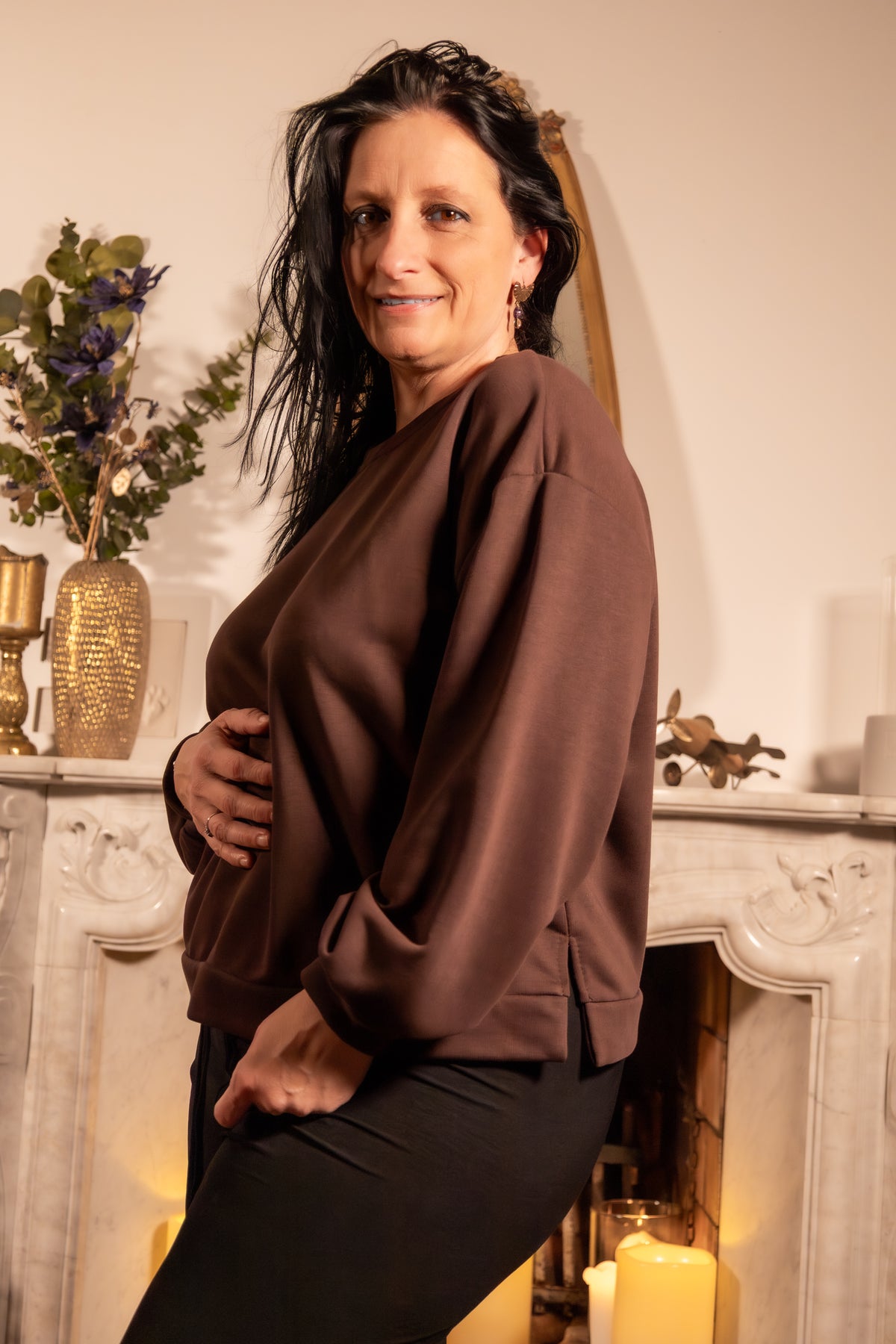 Sweater Awesome choc