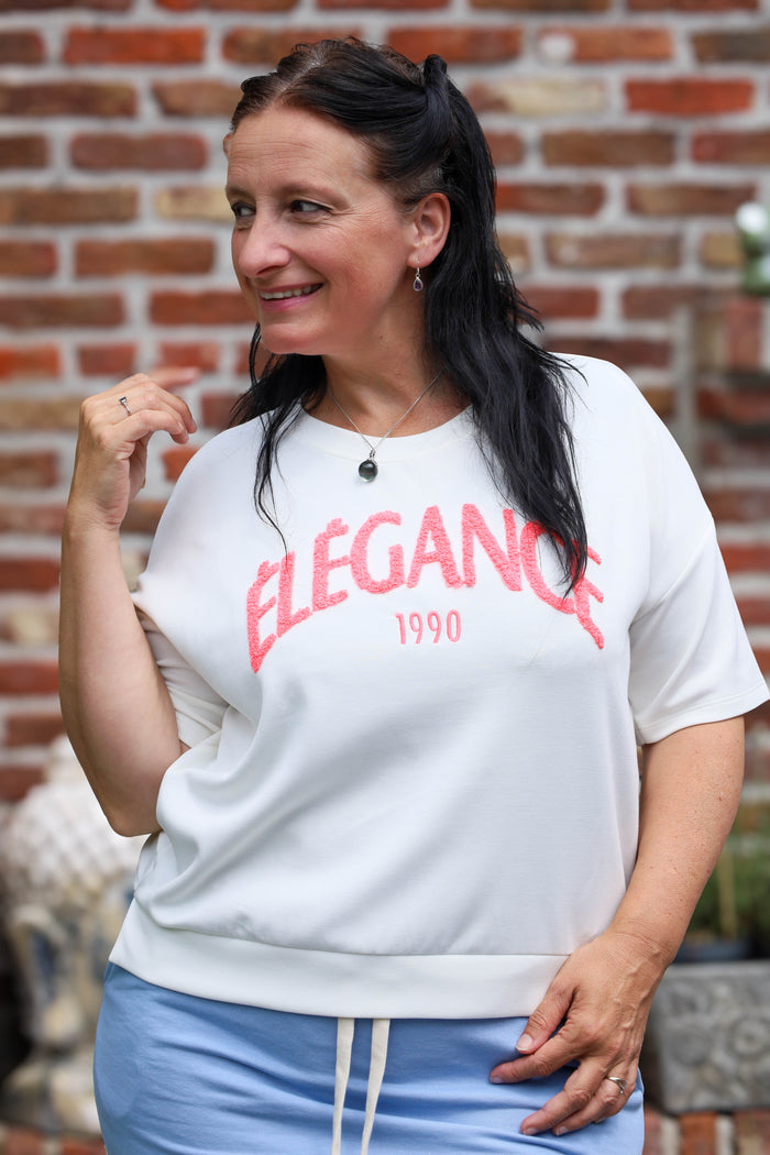 damestrui Mooij écru Élégance 1990 opdruk – She & Me Duffel